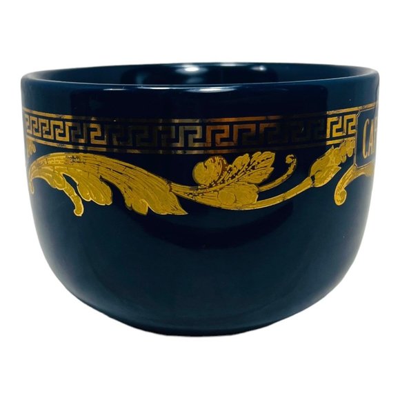 Cafe Godiva Blue and Gold Ceramic Mug by California Pantry EUC - Picture 1 of 12